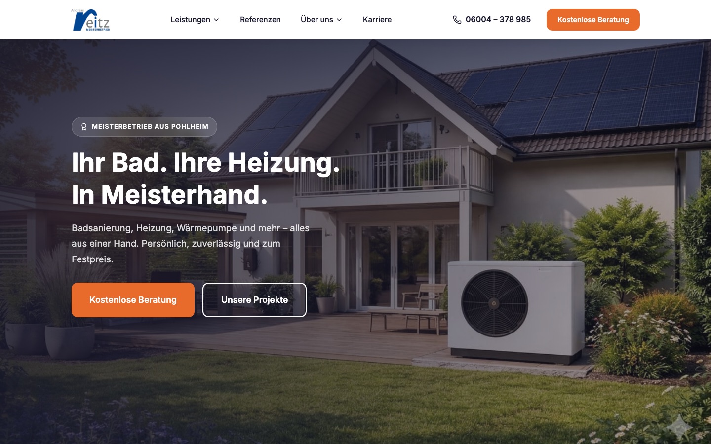 Website-Referenz: Pelz Meisterbetrieb